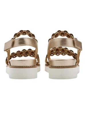 NWT Easy Spirit Warna Woven Slingback Sandal SEWARNA3 Gold Multi 9M thumbnail 6