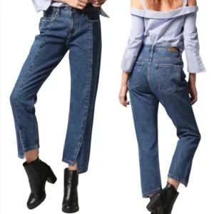 Hidden Jeans Tracey Pintuck Slit-Front High Waisted Crop Jeans thumbnail 10