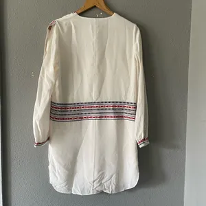 INTERMIX‎ Embroidered Silk Tunic Dress thumbnail 7