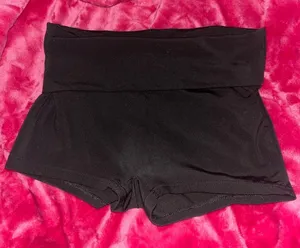 Size Small Foldover Shorts Black thumbnail 1