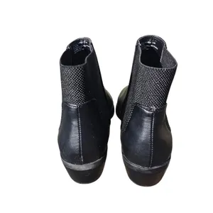 Steve Madden Premium Black‎ Chelsea Ankle Boots Low Block Heel Womens 8.5 thumbnail 3