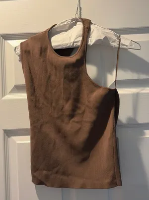 ZARA Brown Going Out Top thumbnail 1