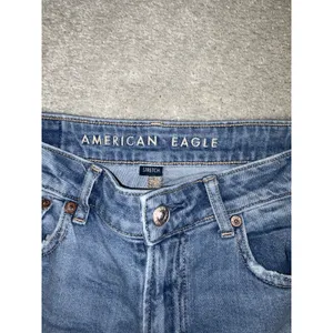 American Eagle Super High Rise Baggy Wide Leg Jeans Women's 00 EUC thumbnail 4
