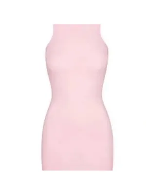 NWT Skims new vintage outdoor mini dress in cherry blossom pink size xl thumbnail 5