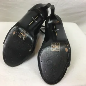 Dolce Vita Black Suede Ankle Strap Open Peep Toe High Heel Sandal Shoes 9 thumbnail 8