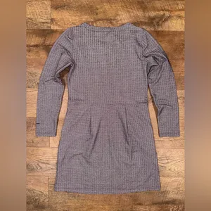 Patagonia Women’s Long Sleeve Dress | Gray Herringbone | Size Medium thumbnail 6