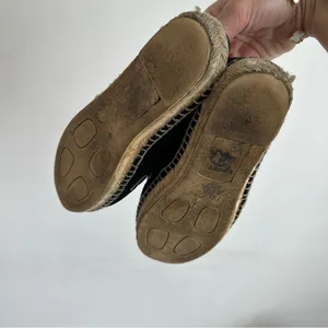 Kenzo Black Suede Espadrille Flat Size 8 thumbnail 4