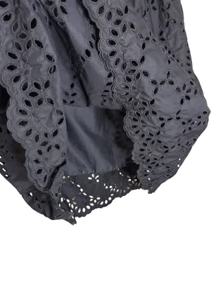 Frank & Eileen Gracie Black Eyelet Midi Skirt NWT XL thumbnail 8