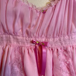 Sugar Thrillz X Dolls Kill Softer Smiles Babydoll Dress in pink thumbnail 2