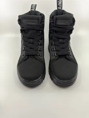 Dr. Martens Combs Canvas Lace Boots Color Black/Black. SZ 6 thumbnail 2