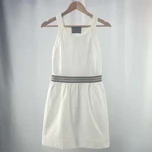 SANDRO Square Neckline Mini Dress in White‎ Size 3 or Large thumbnail 3