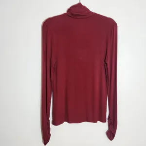 Fabletics Cranberry Red Turtleneck Size Large NWT thumbnail 5