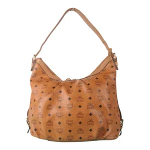 MCM Aren Hobo in Visetos Coated Canvas - Cognac thumbnail 8