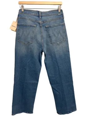 Mother NWT The Rambler Zip Ankle Jeans Wash Going Dutch Size 30 thumbnail 8