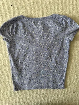 Hollister Purple Floral Top thumbnail 3