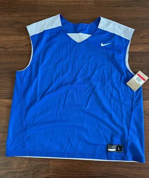 Men’s Blue and white Nike reversible tank thumbnail 1