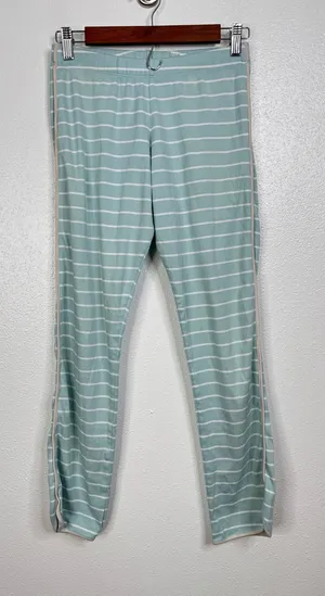 Lake Blue‎ Striped Pajama Pants Size Xsmall thumbnail 1