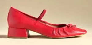 Maeve Red‎ Double Strap Mary Janes Size 10-10.5 A48 thumbnail 1