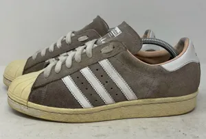 Adidas Original MI Superstar Shell Top Sneakers Womens 6.5 Grey thumbnail 1