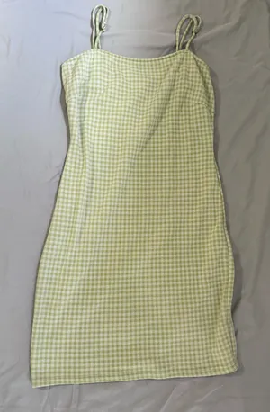 Green plaid dress thumbnail 1