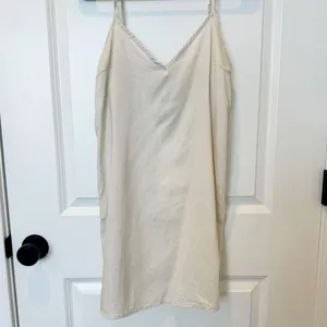 TNA Cream Spaghetti Strap‎ Dress White thumbnail 2