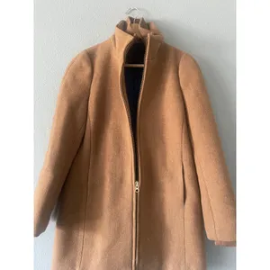 J.Crew Lodge Coat Italian Stadium-Cloth Wool Heather Brown Camel thumbnail 7