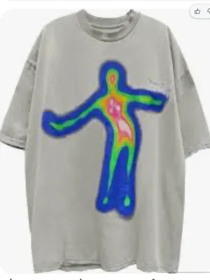 Aelfric Eden Graphic Washed T-Shirts Oversized Tee Shirt, Unisex, Small, NEW thumbnail 1