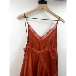 Altar'd State Burnt Orange Lace Fairycore Maxi Dress Size Large thumbnail 9