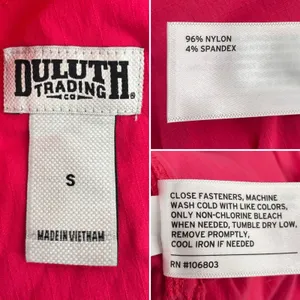 Duluth Trading Hot Pink Shortalls Heirloom Gardening Overall Work Shorts Size S thumbnail 7