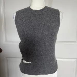 ZARA Gray Women's Sweater Vest thumbnail 3