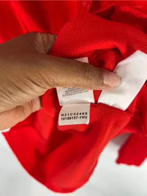 Jones New York Collection Red Longline Cardigan Size S Button Front Pockets thumbnail 9