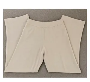 Giorgio Armani Vintage beige wide leg trousers thumbnail 4