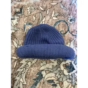 Vintage IZOD Lacoste Knit Scarf Hat Combo 100% Orlon Blue 80s Made USA thumbnail 9