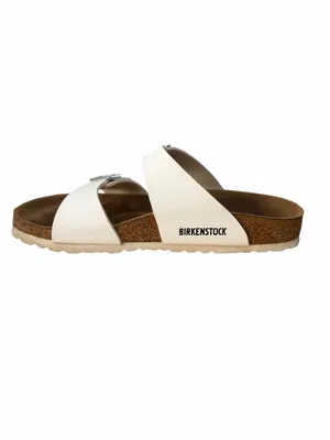 Birkenstock White Double-Strap Women's Sandals thumbnail 3