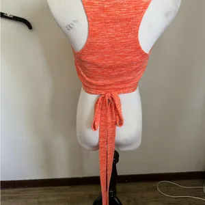 Princess Polly Emma Tie Up Orange Top! thumbnail 3