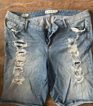 Torrid Shorts Denim Distressed thumbnail 1