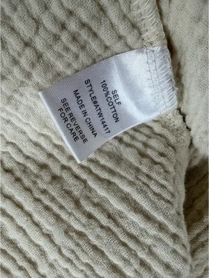 Anthropologie Neutral Eco Peasant Boho Chic Western Balloon Cotton Blouse small thumbnail 8