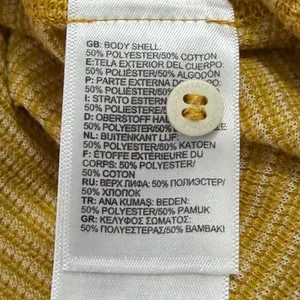 The North Face Top L Yellow Striped Long Sleeve Button Shoulder NF0A339XH9D thumbnail 7