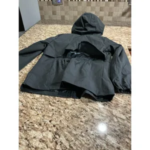 Weatherproof Women's Medium Black Waterproof Hooded Rain Jacket NWT thumbnail 12