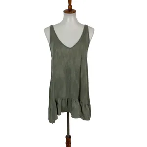 Anthropologie Braeve Green Tank Top Small Textured Knit Sleeveless thumbnail 2