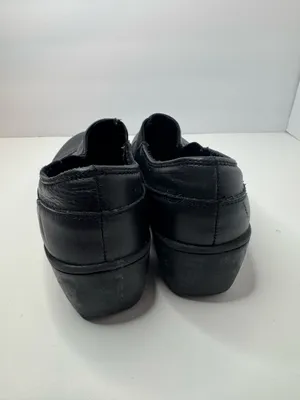 Skechers Black Leather Memory Foam Comfort Loafers Women's Size 8.5 thumbnail 4
