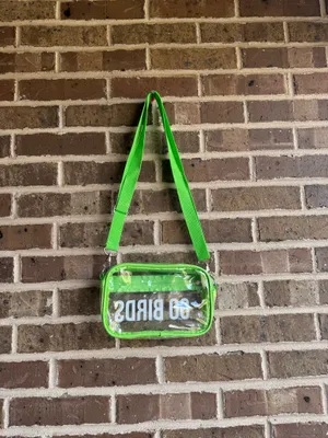 Philadelphia eagles mini clear green crossbody bag thumbnail 3