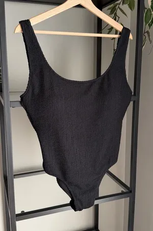 J. Crew Tectured Scoop Neck One Piece Swimsuit thumbnail 1