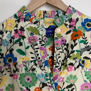 Ro's Garden Vibeka Ruffle Mini Dress Womens Medium thumbnail 8