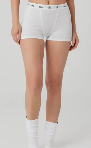 Alo Ribbed Boyshort thumbnail 1