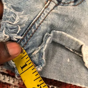 Bullhead Black Y2K 2000s Micro Mini Baddie Low Rise Denim Jean Shorts thumbnail 7