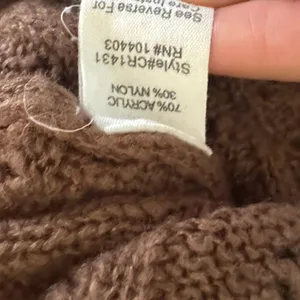 Brown Knit Women's Sweater thumbnail 5