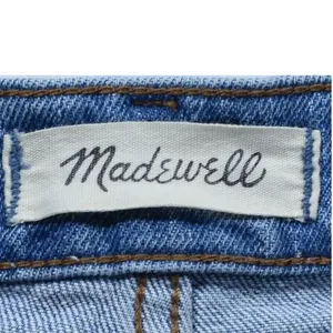 Madewell Demi-Boot Cut Jeans Light Wash Blue Button Fly High Rise Denim Womens thumbnail 10