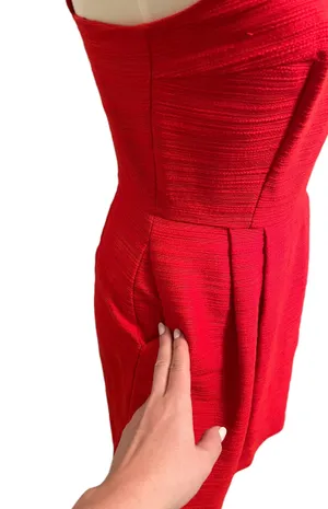 Red Mini Skater Dress thumbnail 5