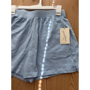 New Women’s Universal Thread Shorts Cotton Elastic Waistband Blue Xs/Small thumbnail 2